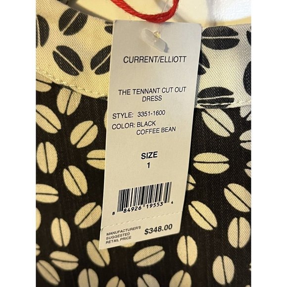 CURRENT ELLIOTT THE TENNANT CUTOUT WOMENS DRESS SIZE 1 NWT - Picture 5 of 10